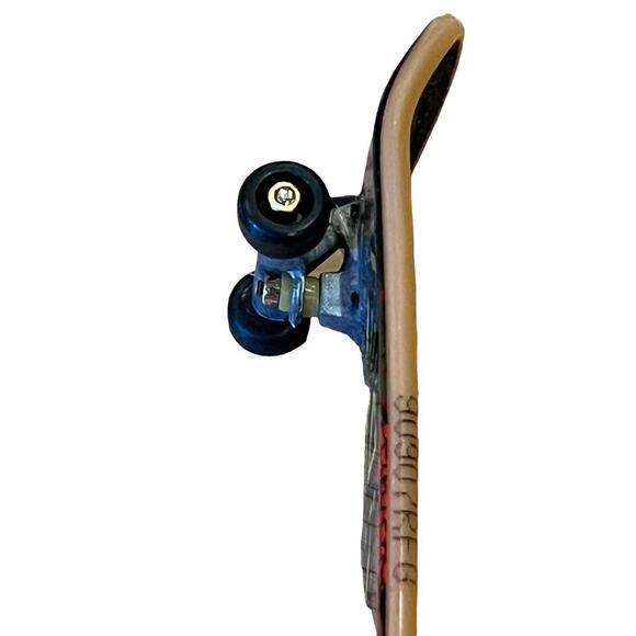 Tech Deck RARE Santa Cruz Finger Skateboard 1990s Black Yellow Red VGC - Picture 5 of 8